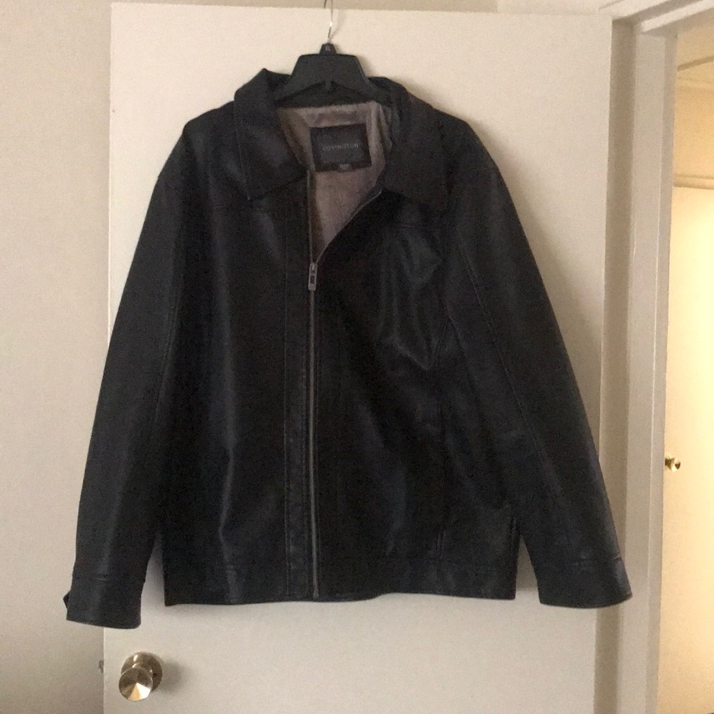 Men’s Covington leather jacket - Size XXL